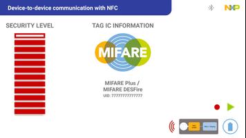 NFC Device to device communica Ekran Görüntüsü 1
