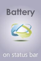 Battery on Status Bar-poster