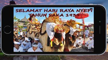 Poster Nyepi Greeting Cards