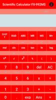 Scientific Calculator FX-992MS الملصق