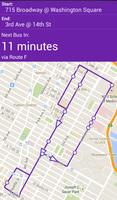 NYU Bus Tracker โปสเตอร์