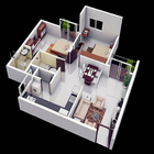 3D Home Design أيقونة