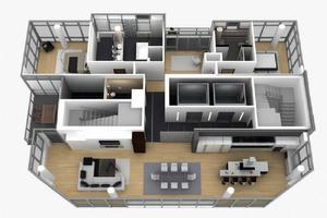 3D Home Design الملصق