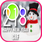 Happy new year GIF icon