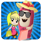 Oddbods & Nacha the shopping