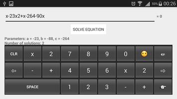 Quadratic Equation Solver capture d'écran 2