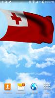 Tonga Flag 3D Free Poster