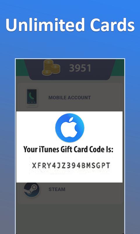 Free Itunes Gift Card Codes For Android Apk Download