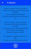 Te Metiste Ariel Camacho Letra screenshot 2