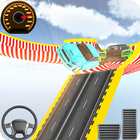 Impossible Car Crash Stunts Car Racing Game icône