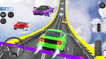 Impossible Car Crash Stunts Car Racing Game Affiche