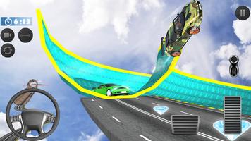 Impossible Car Crash Stunts Car Racing Game capture d'écran 1