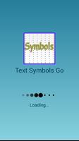 Text Symbols Go-poster