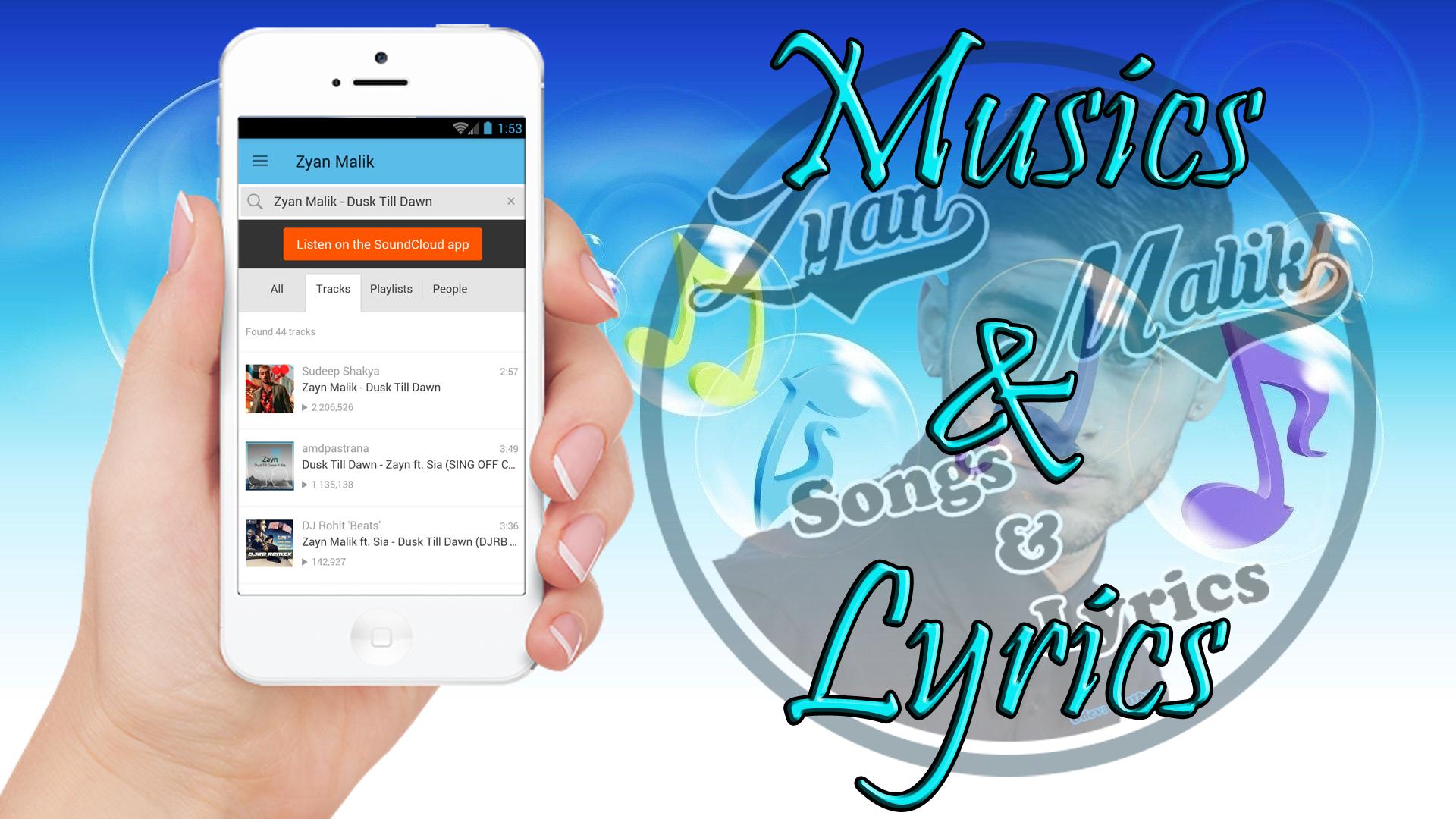 Zayn Malik (Dusk Till Dawn) Top Songs and Lyrics APK voor Android Download