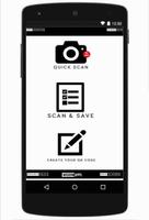 QR Code Scan Save Create poster