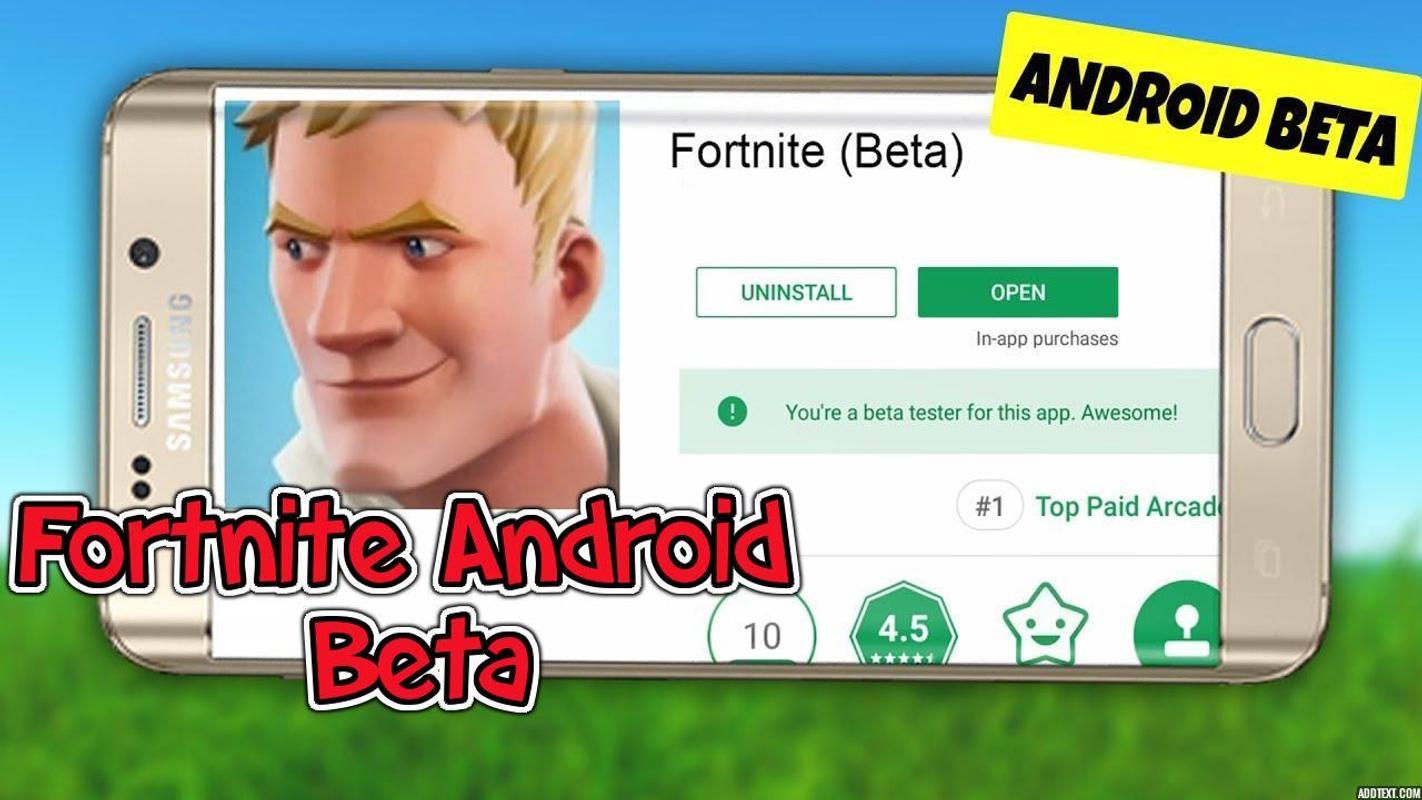 Fortnite android download