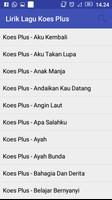 برنامه‌نما Lirik Lagu Koes Plus عکس از صفحه