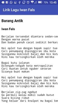Barang Antik Iwan Fals Lirik Youtube