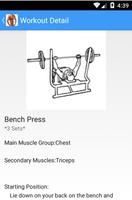 Bodybuilding Workout Program تصوير الشاشة 1