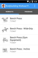 Bodybuilding Workout Program تصوير الشاشة 2