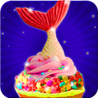 Mermaid Tail Cupcake Game! Trendy Desserts Chef ícone
