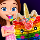 Glowing Unicorn Desserts! Rain APK