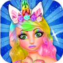 Rainbow Unicorn Princess makeover! Magic Outfits APK