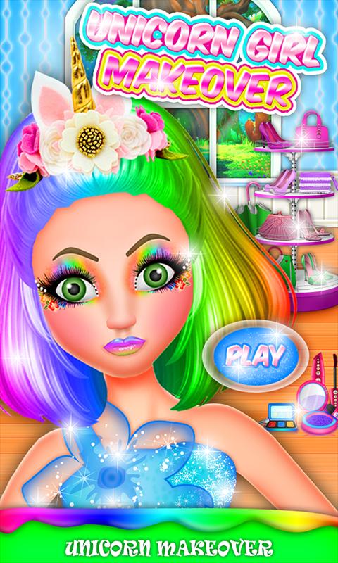 Rainbow Unicorn Princess Makeover Magic Outfits For Android Apk - female unicorn roblox character