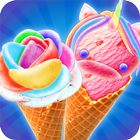 Glowing Unicorn & Rainbow Rose Ice Cream! DIY Chef icon