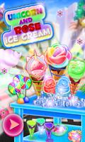 Poster Glowing Unicorn e Rainbow Rose Ice Cream! Chef fai
