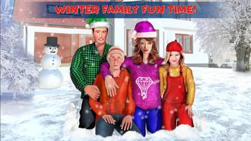 Family Dad Virtual Winter Adventure Affiche