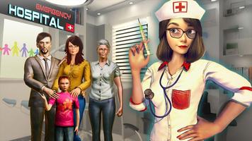 Mom Doctor ER Emergency Family Game Affiche