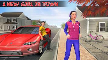 Poster Virtual Neighbor Girl : Family Home Games