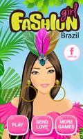 Fashion Girl Brazil Plakat