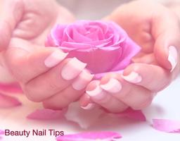 Beauty Nail Tips Affiche