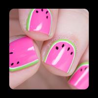 100+ Cute Watermelon Nail Art penulis hantaran