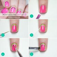 100+ Cute Watermelon Nail Art تصوير الشاشة 1