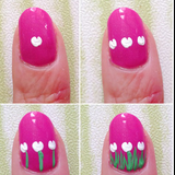 50+ Cute Tulip Nail Art Ideas 2018 biểu tượng