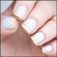 50+ Cute Moyou Nail Art Ideas screenshot 3