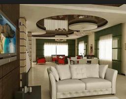 gypsum ceiling design Affiche