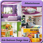 dormitorio ideas de los niños icono