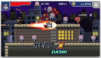 HERO-X: DASH! plakat
