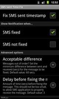 SMS Sent Time Fix captura de pantalla 3