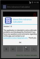 Drix Advance Calculator capture d'écran 2