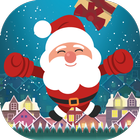 Christmas: Santa on Sky Flying Adventure icône