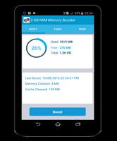 < 2 GB RAM Memory Booster capture d'écran 1