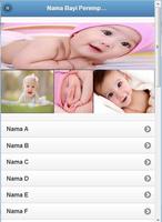 aby's Name Modern Baby Affiche