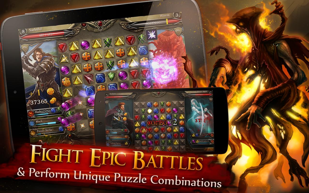 Jewel Fight Heroes Of Legend APK Download Free Puzzle GAME For