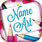 Name Design Art - Calligraphy Name Art Maker icône
