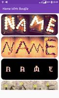 Write your name with wax Affiche